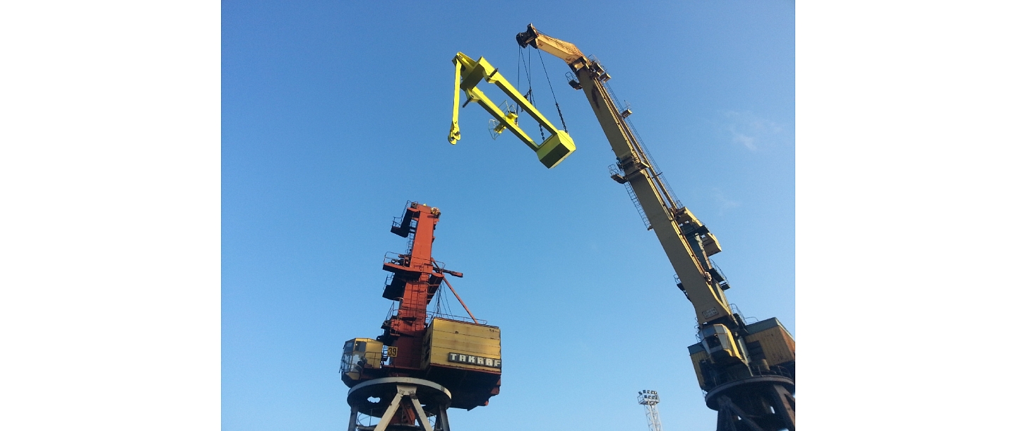 Crane repair, assembly of cranes throughout Latvia