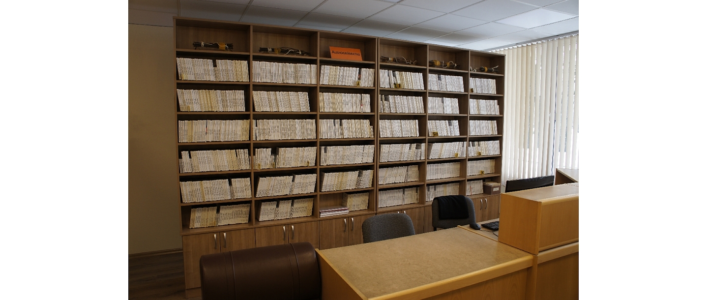 Library of the Blind of Latvia. Audio books