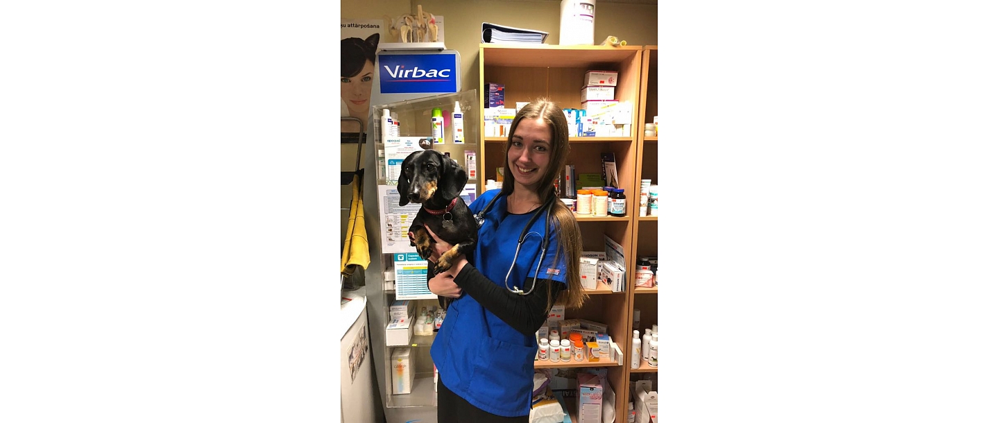Ārsta palīgs, topoša veterinārārste ar interesi dermatoloģijā, Anna Blumberga