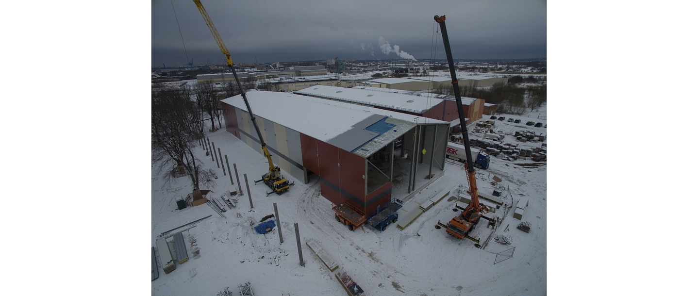 Delivery of metal constructions