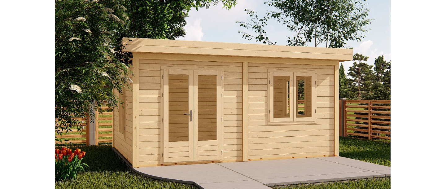 Wooden house production