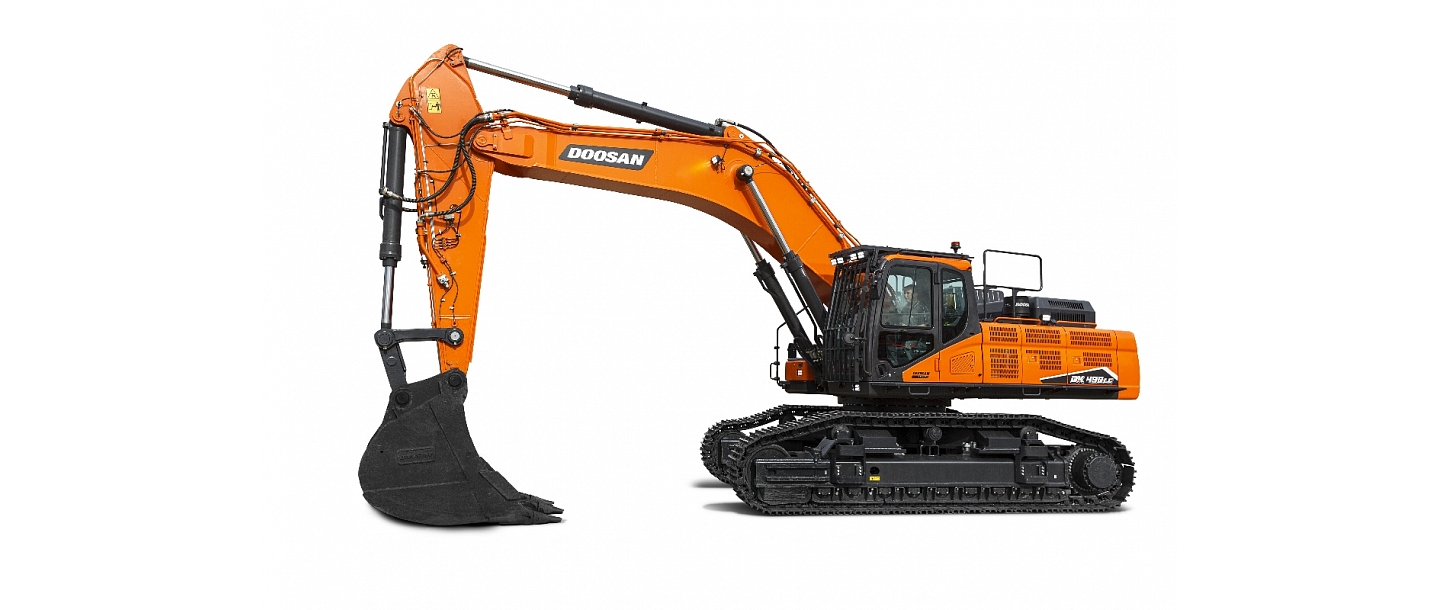 Doosan ekskavators DX490 Intrac