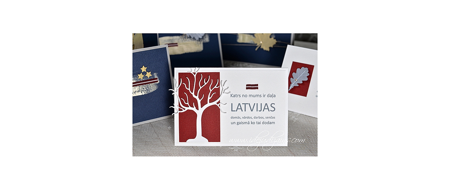 Card for Latvian holidays