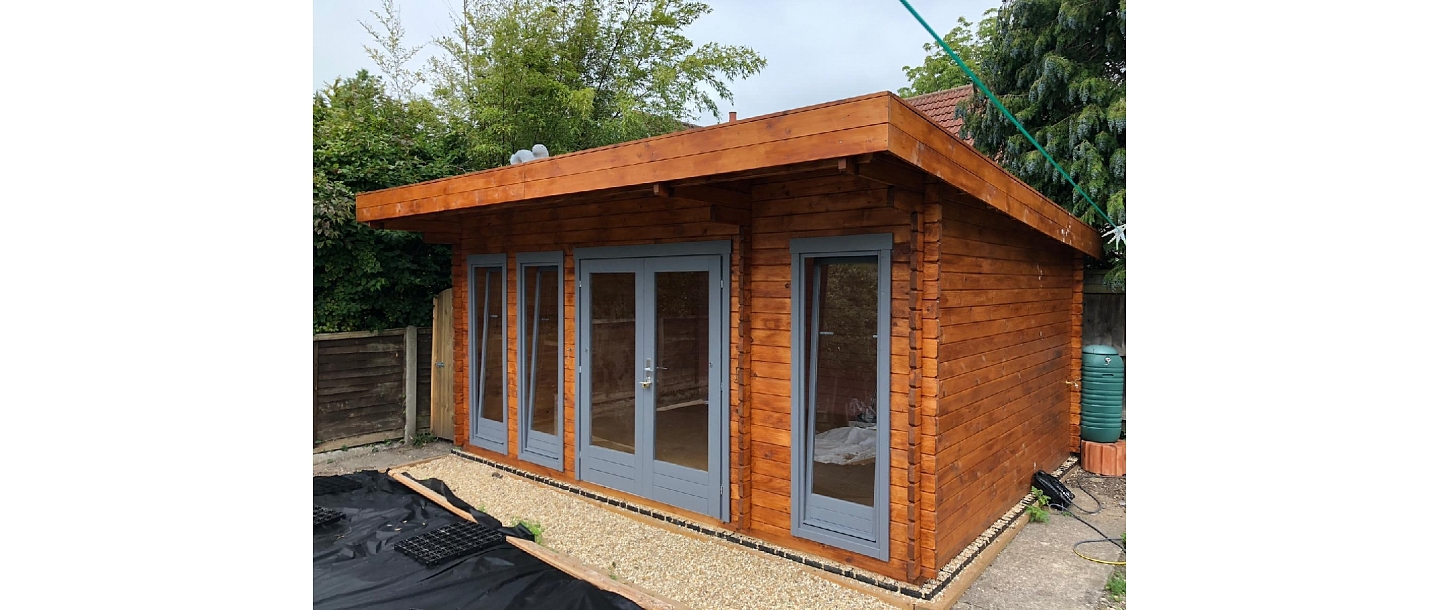 Wooden garden houses