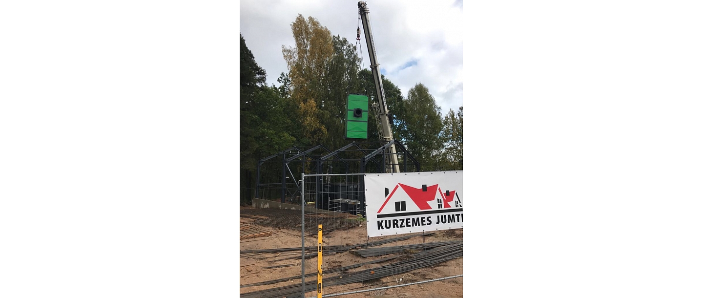 Construction works in Kurzeme