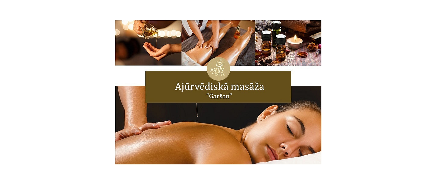 Activ&amp;Spa Massage studio, Maskavas street 42, Riga, Ayurvedic massage Garshan