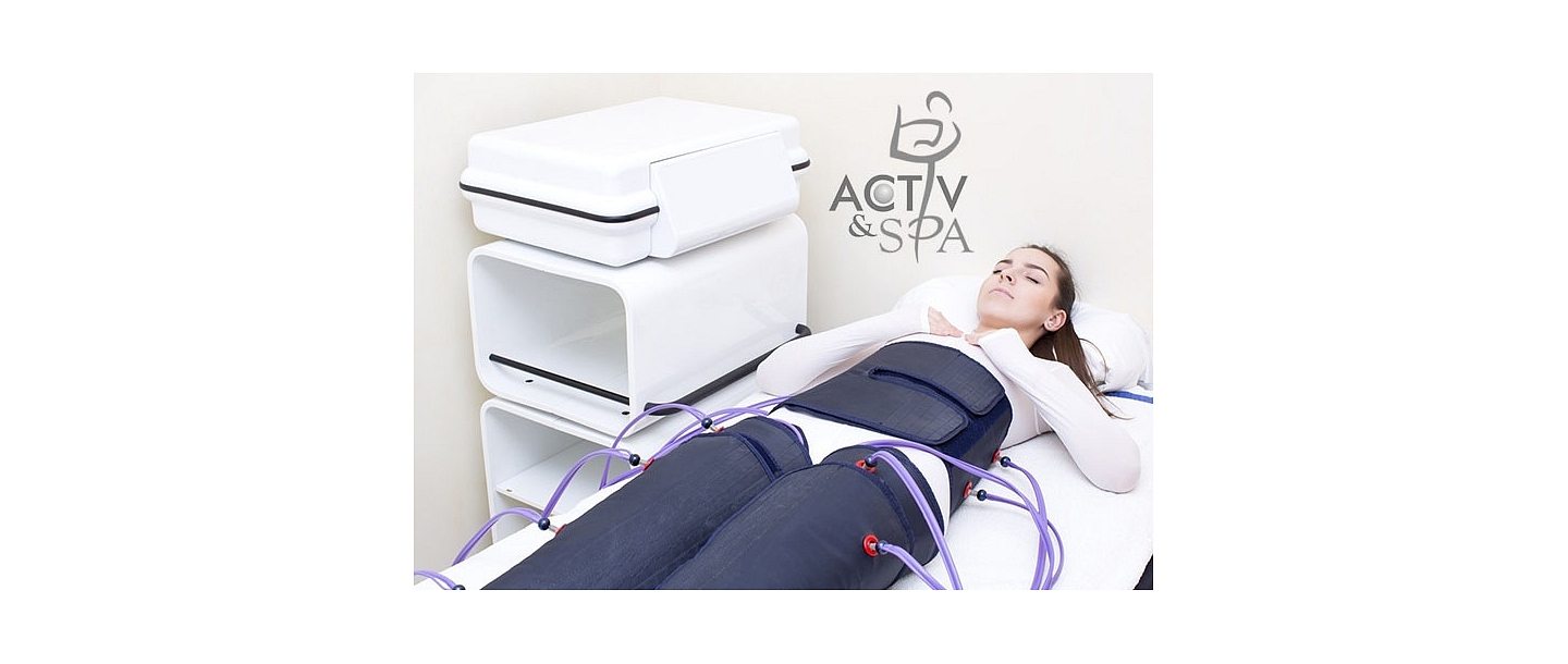 Студия массажа Activ&amp;Spa, Maskavas 42. Процедура прессотерапии, Лимфодренажные сапоги