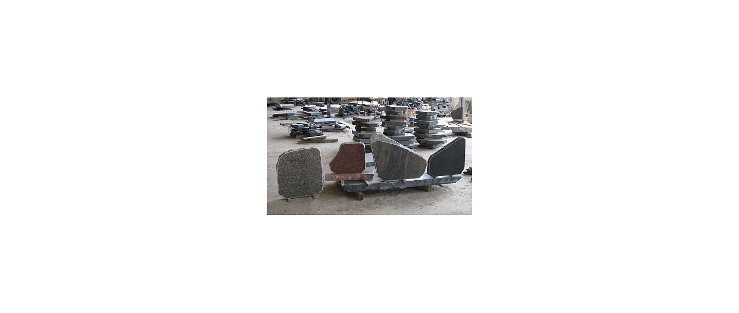 Granite stone tombstones