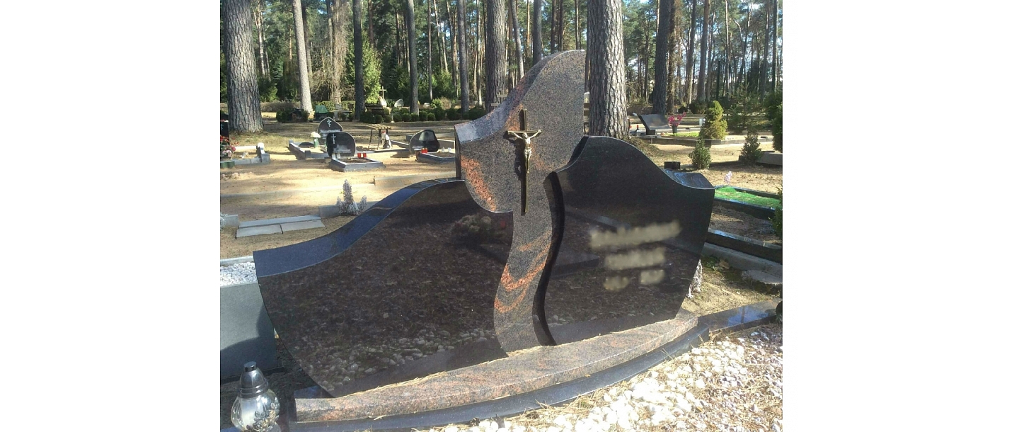 Granite stone tombstones