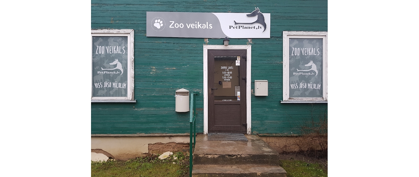Petplanet.lv, pet store-warehouse in Talsos 