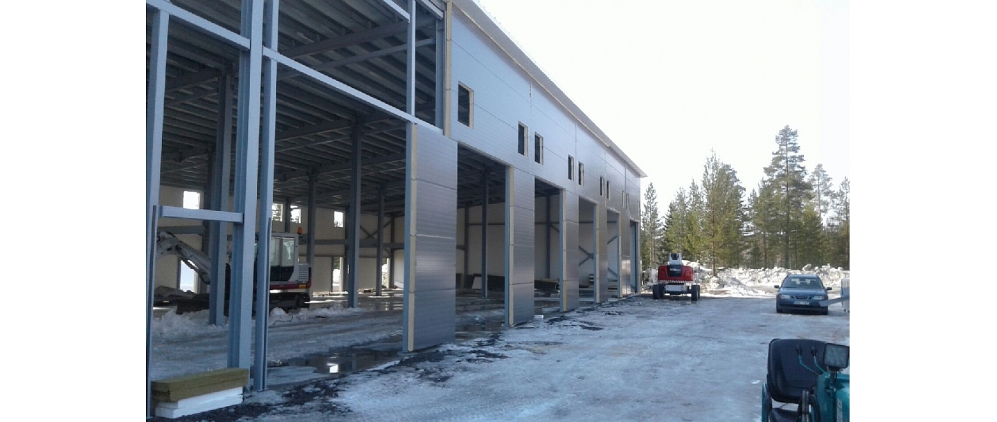 Hangars, ready-made hangars from sandwich panels
