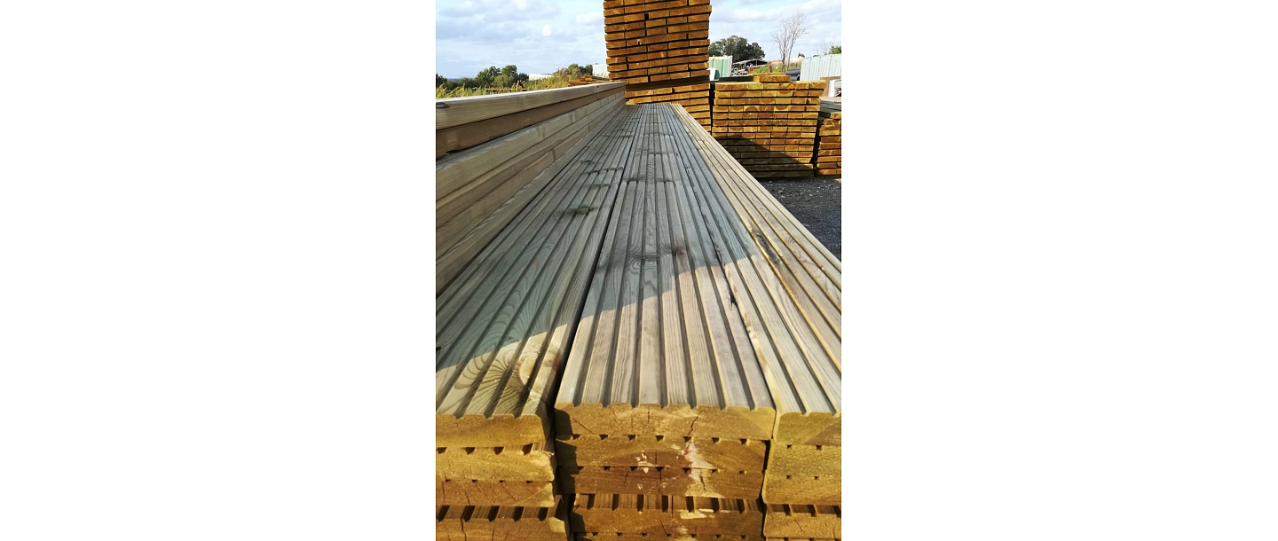 Террасные доски, Строительные элементы