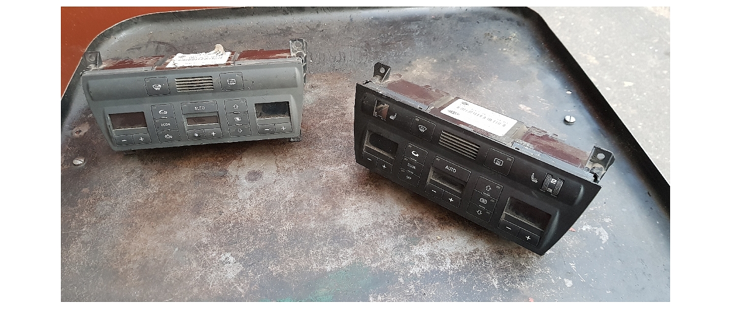 Climate control system control units diagnostics and replacement