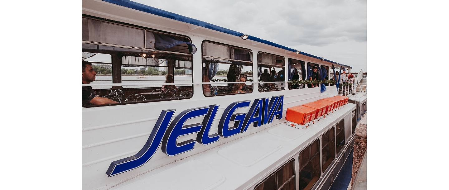 Sea cruise ship Jelgava, Daugava, Riga