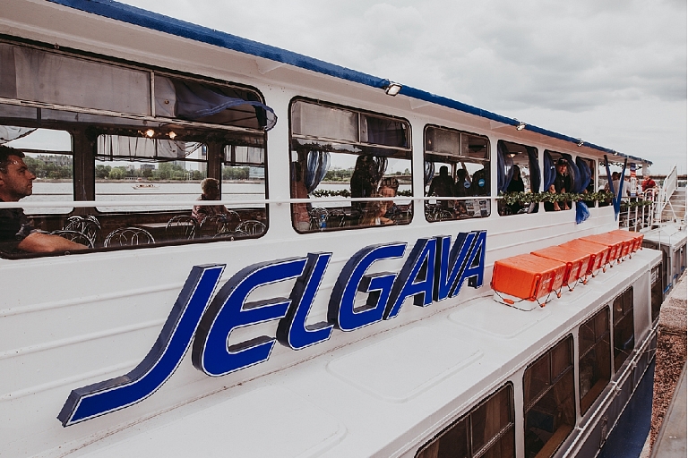 Sea cruise ship Jelgava, Daugava, Riga