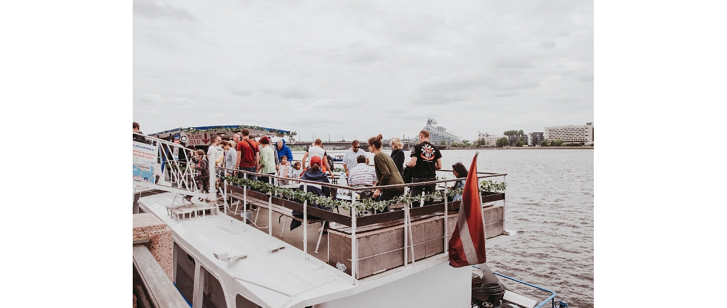 Sea cruise ship Jelgava, Daugava, Riga