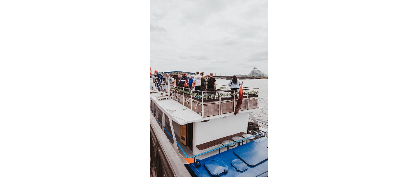 Sea cruise ship Jelgava, Daugava, Riga