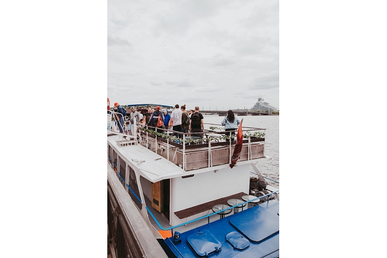 Sea cruise ship Jelgava, Daugava, Riga