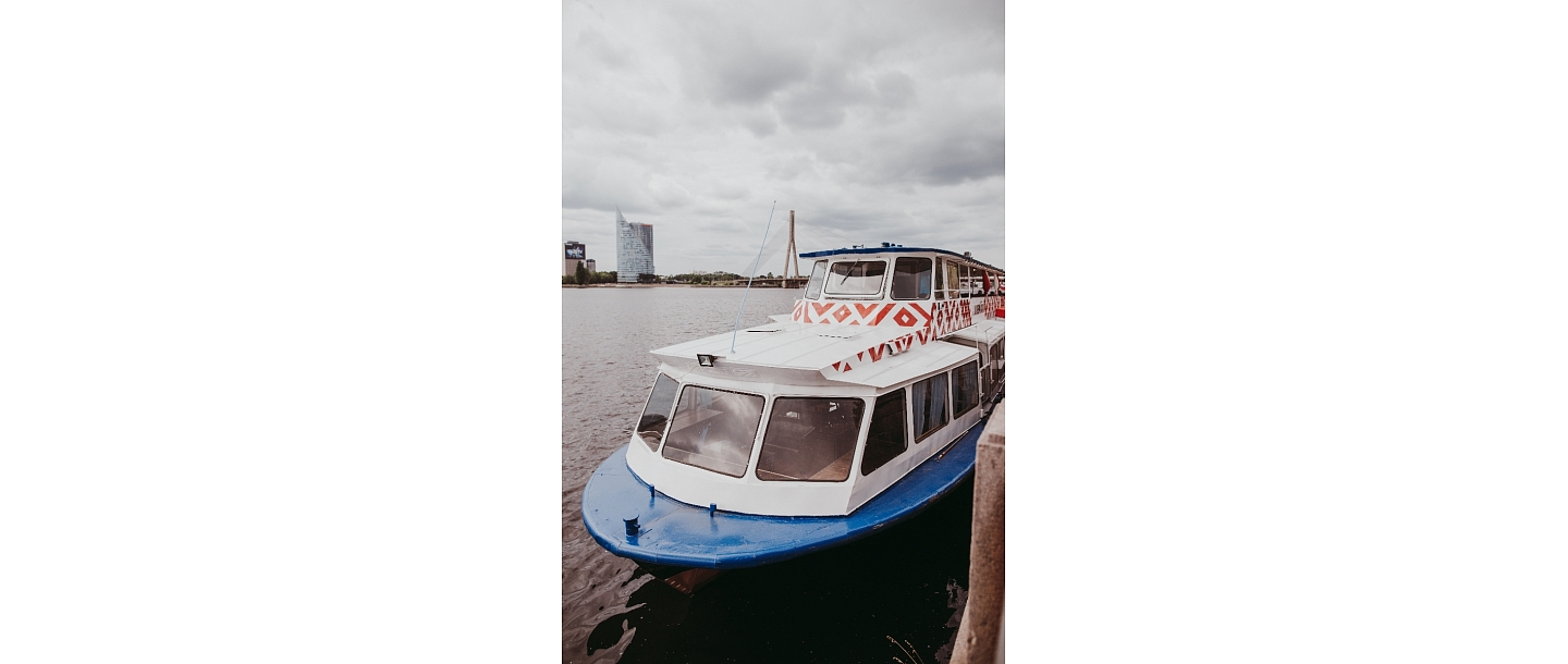 Sea cruise ship Liepaja, Daugava, Riga