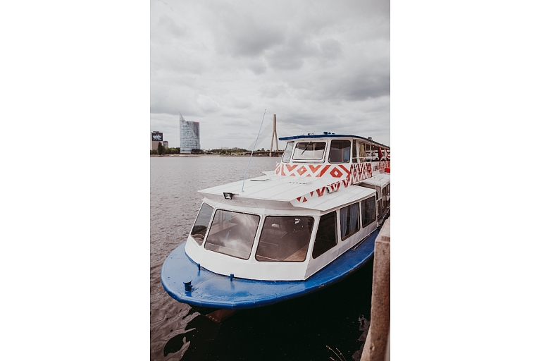 Sea cruise ship Liepaja, Daugava, Riga