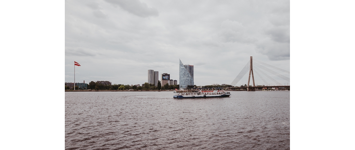 Sea cruise ship Liepaja, Daugava, Riga