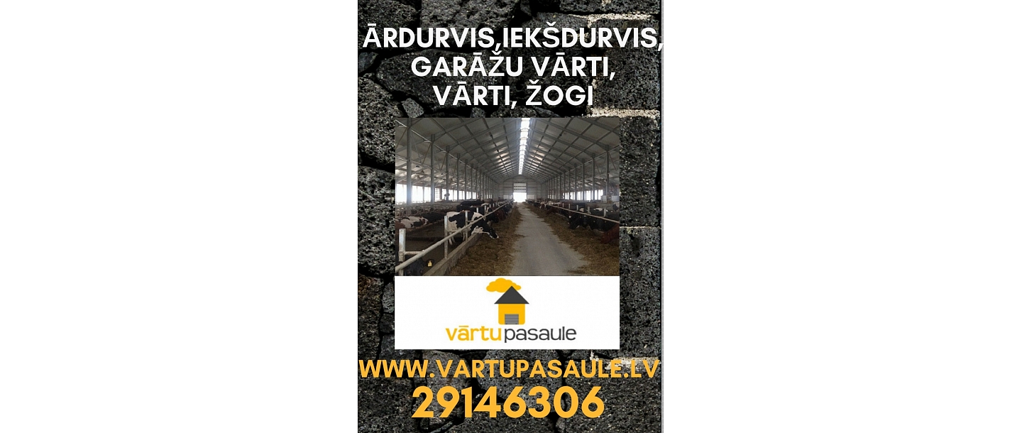 Exterior doors, interior doors, garage gates, fences