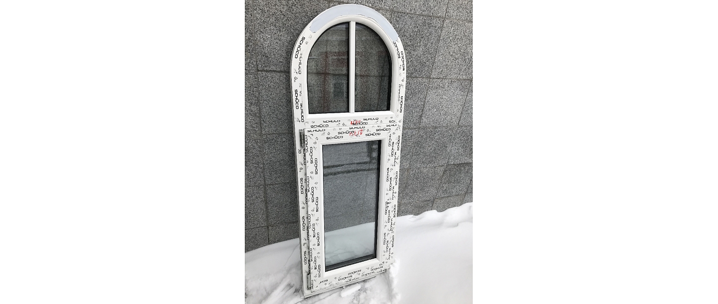 PVC window, manufacture of curved glass