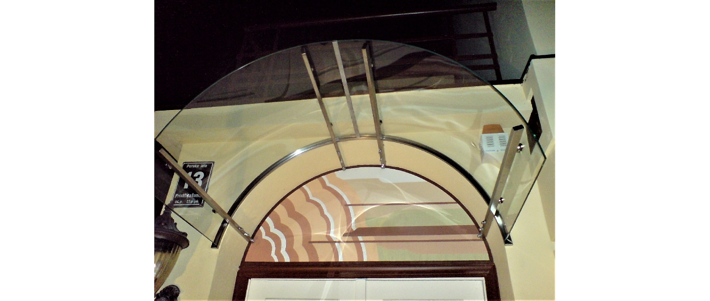 PVC окон, производство гнутого стекла