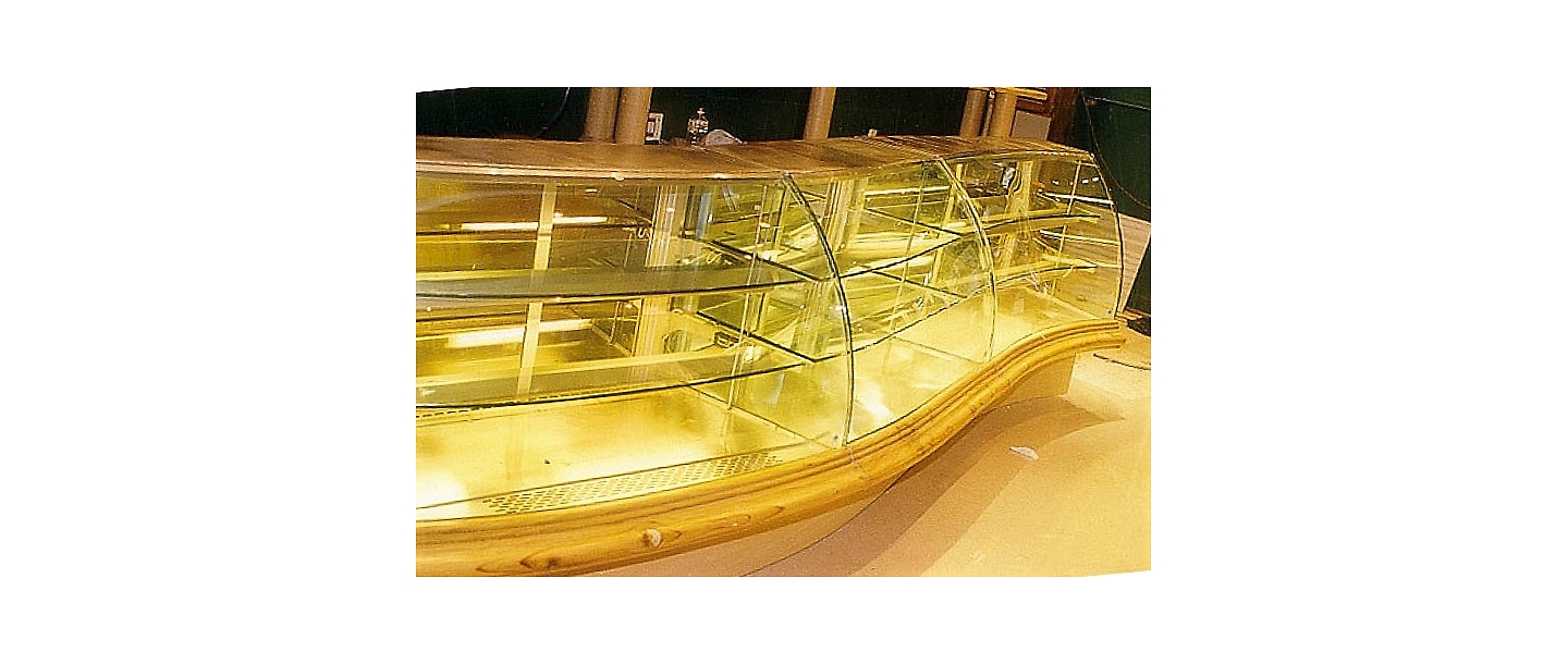 PVC window, manufacture of curved glass