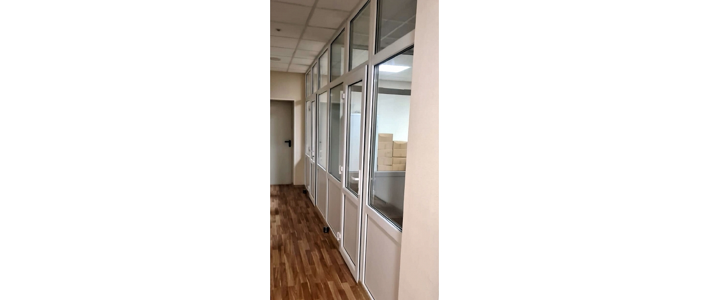 PVC окон, производство гнутого стекла