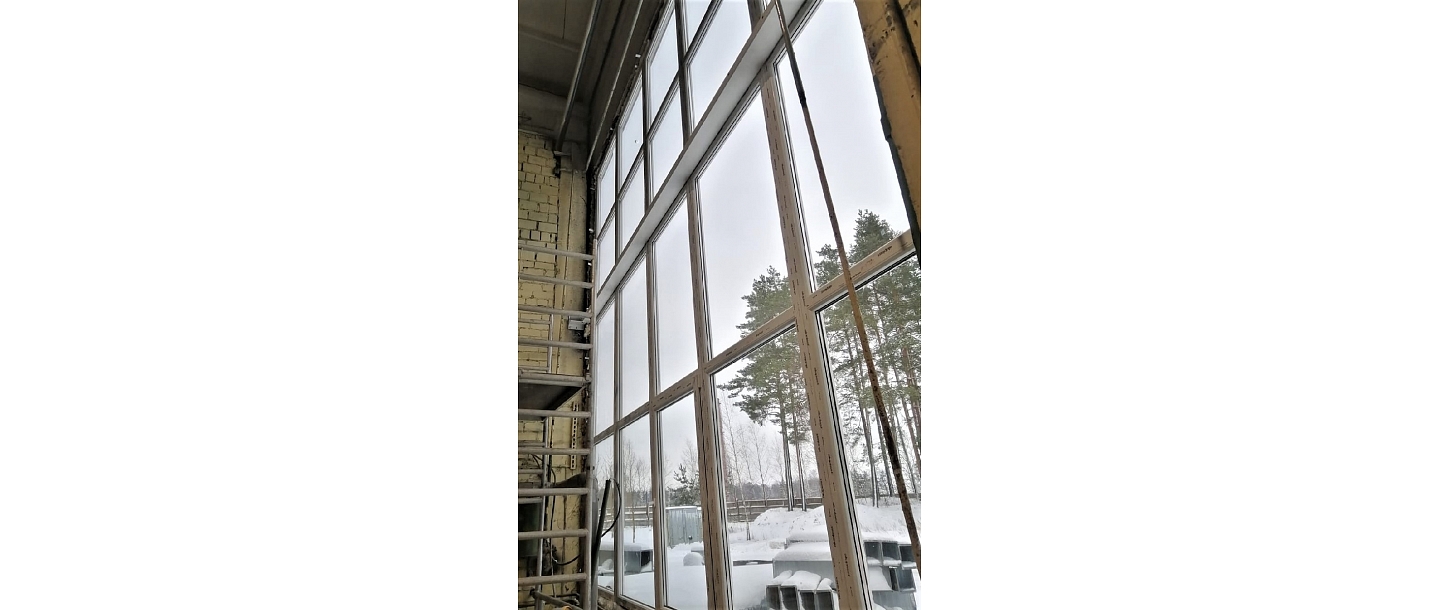PVC window, manufacture of curved glass