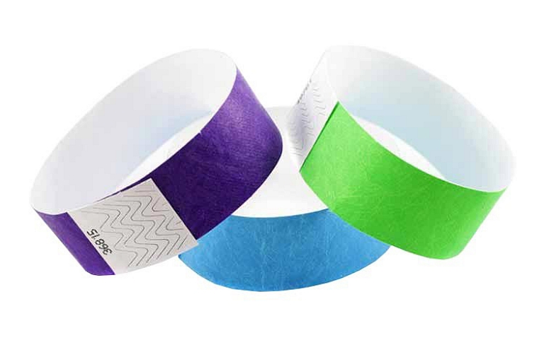 Paper( Tyvek) control wristbands