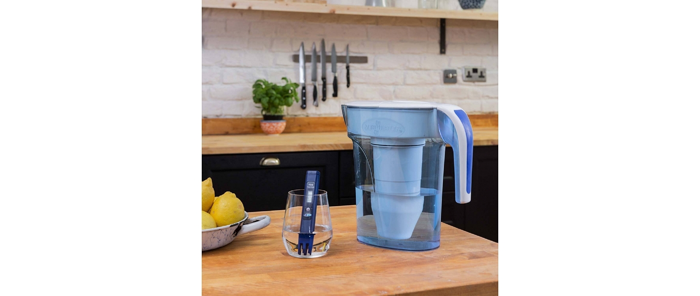 ZeroWater mug with water quality( TDS) meter