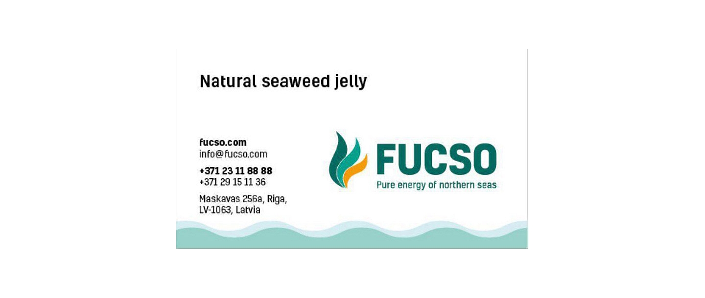 FUSCO - FUCUS- SEAWEED, dabīga jūras aļģu želeja 