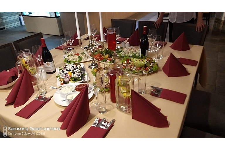 Celebration table in Vecmīlgravi