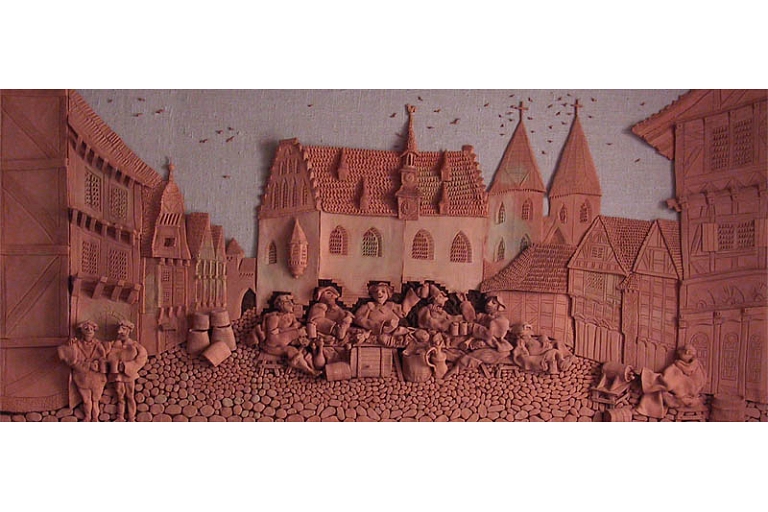 Clay paintings