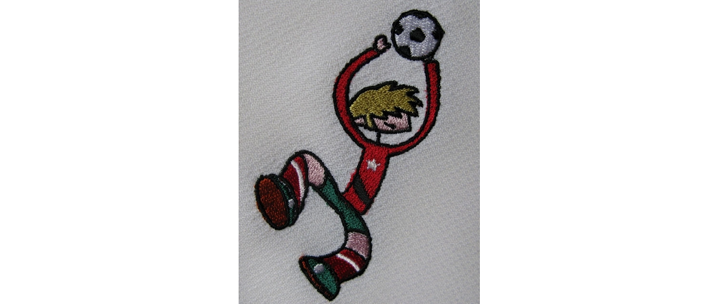 Emblem embroidery