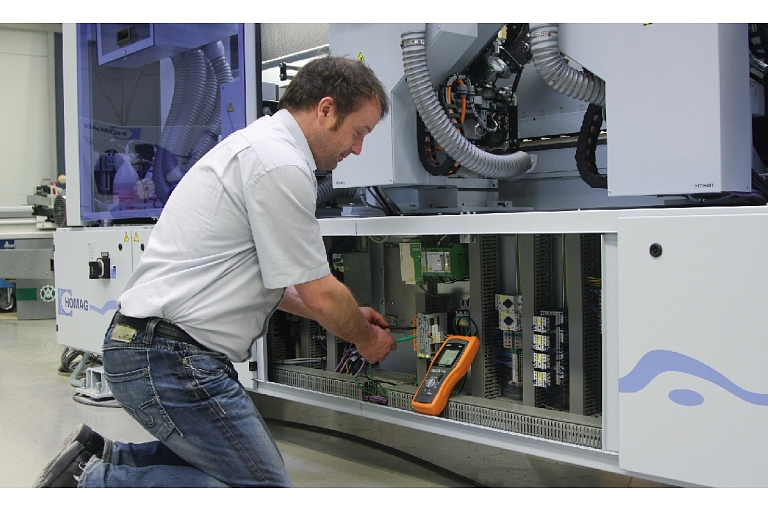 Equipment service and repair, delivery of spare parts