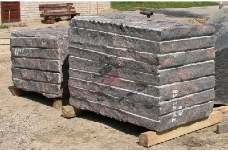 Granite stone blocks