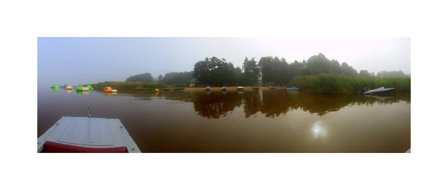 Kempings pie Usmas ezera