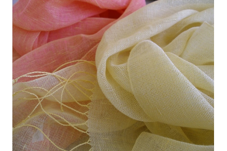 Linen scarves LM Linen Creative workshop