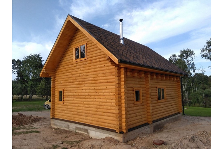 Log building saunas, log buildings Valmiera, In Cesis, Vidzeme garden furniture