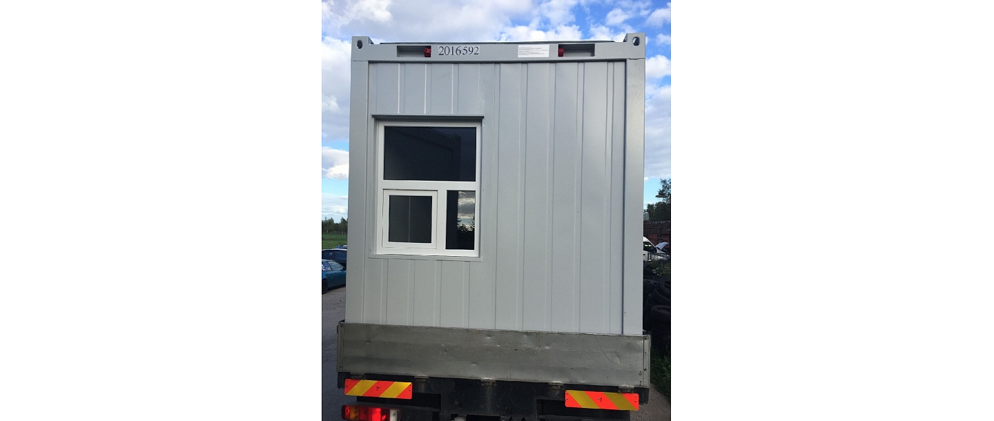 Module with cash register window