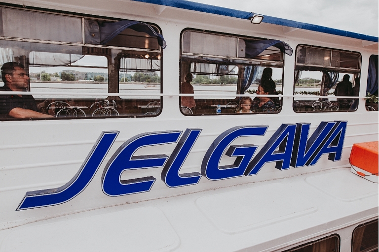 Морское круизное судно Jelgava, Даугава, Рига