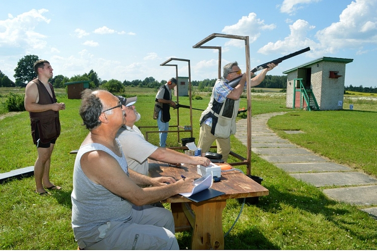 Shooting range in Rumba parish