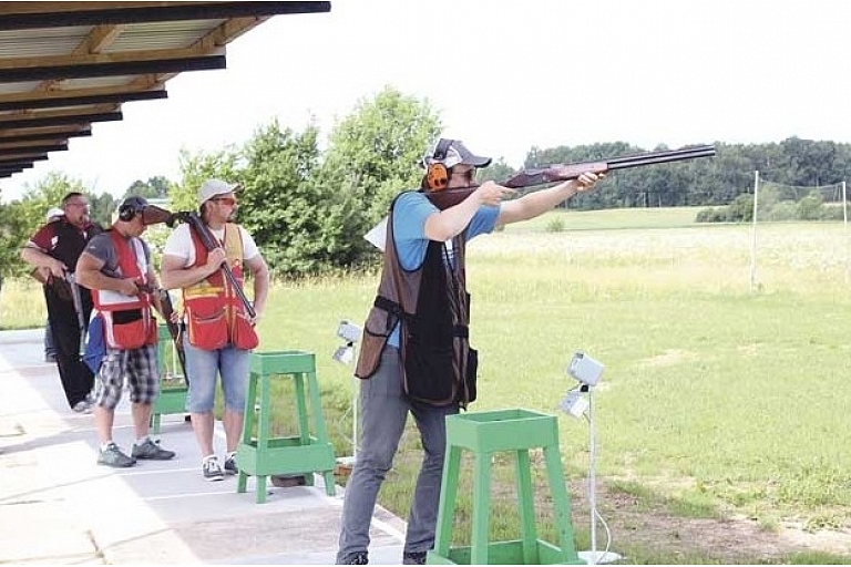 Shooting range in Rumba parish