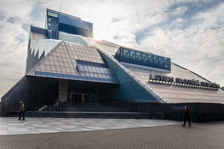 The building of the National Library of Latvia, Riga