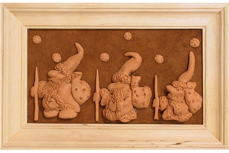 Visiting a clay workshop