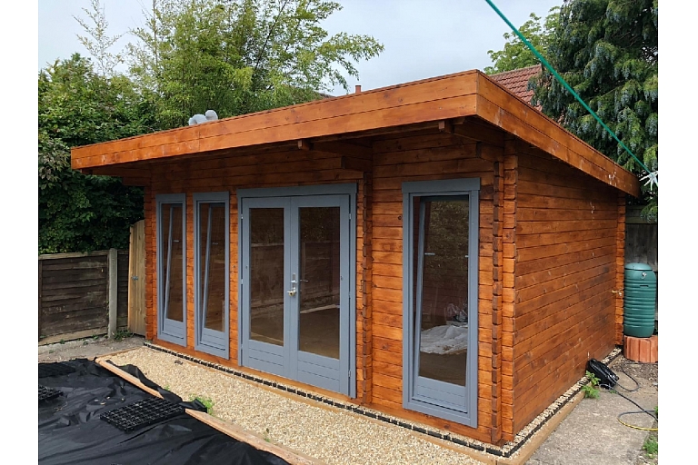 Wooden garden houses