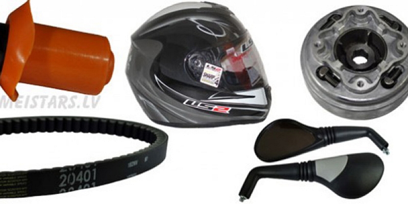 Spare parts for mopeds and motorcycles